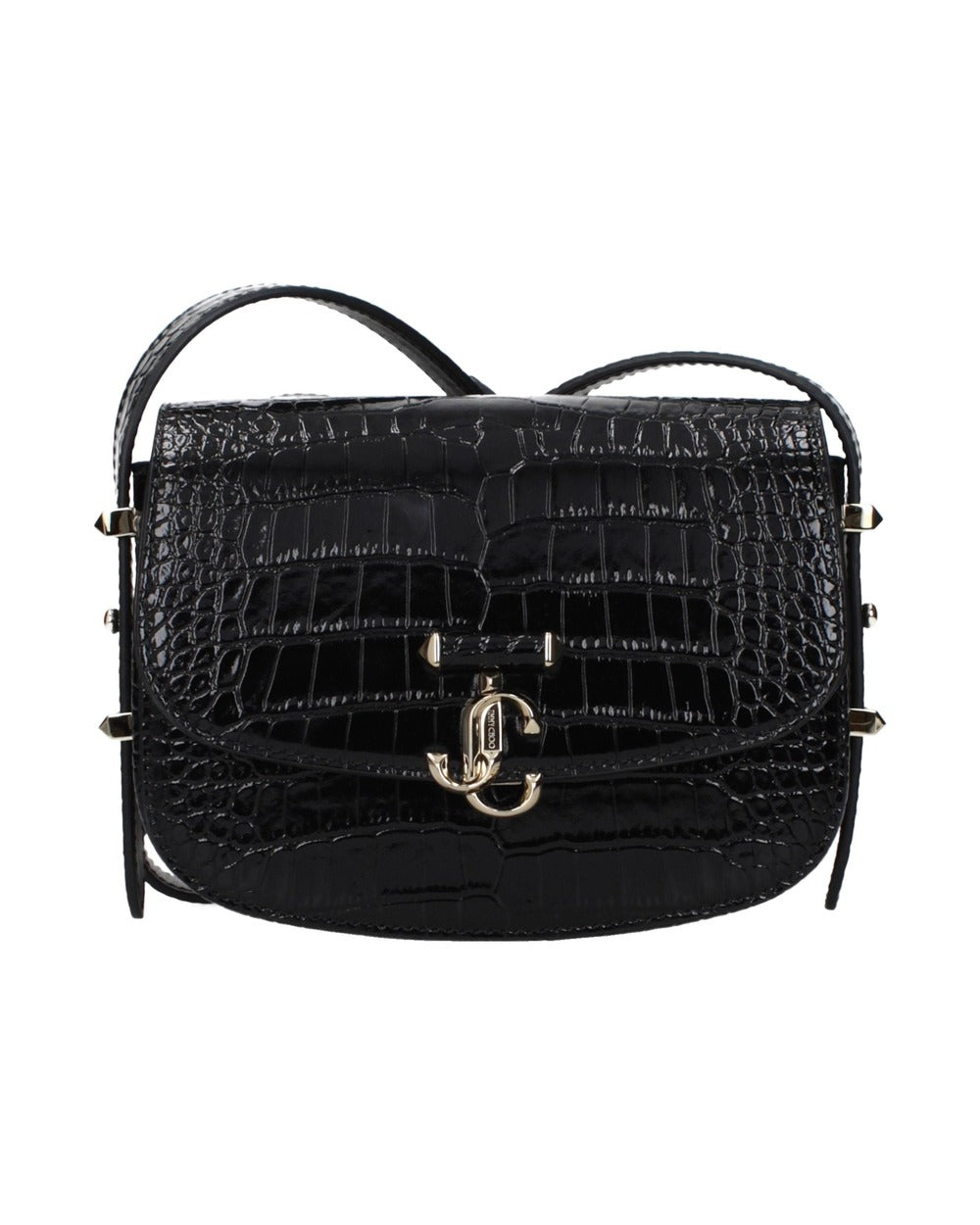 Jimmy Choo Black Leather Crossbody Bag