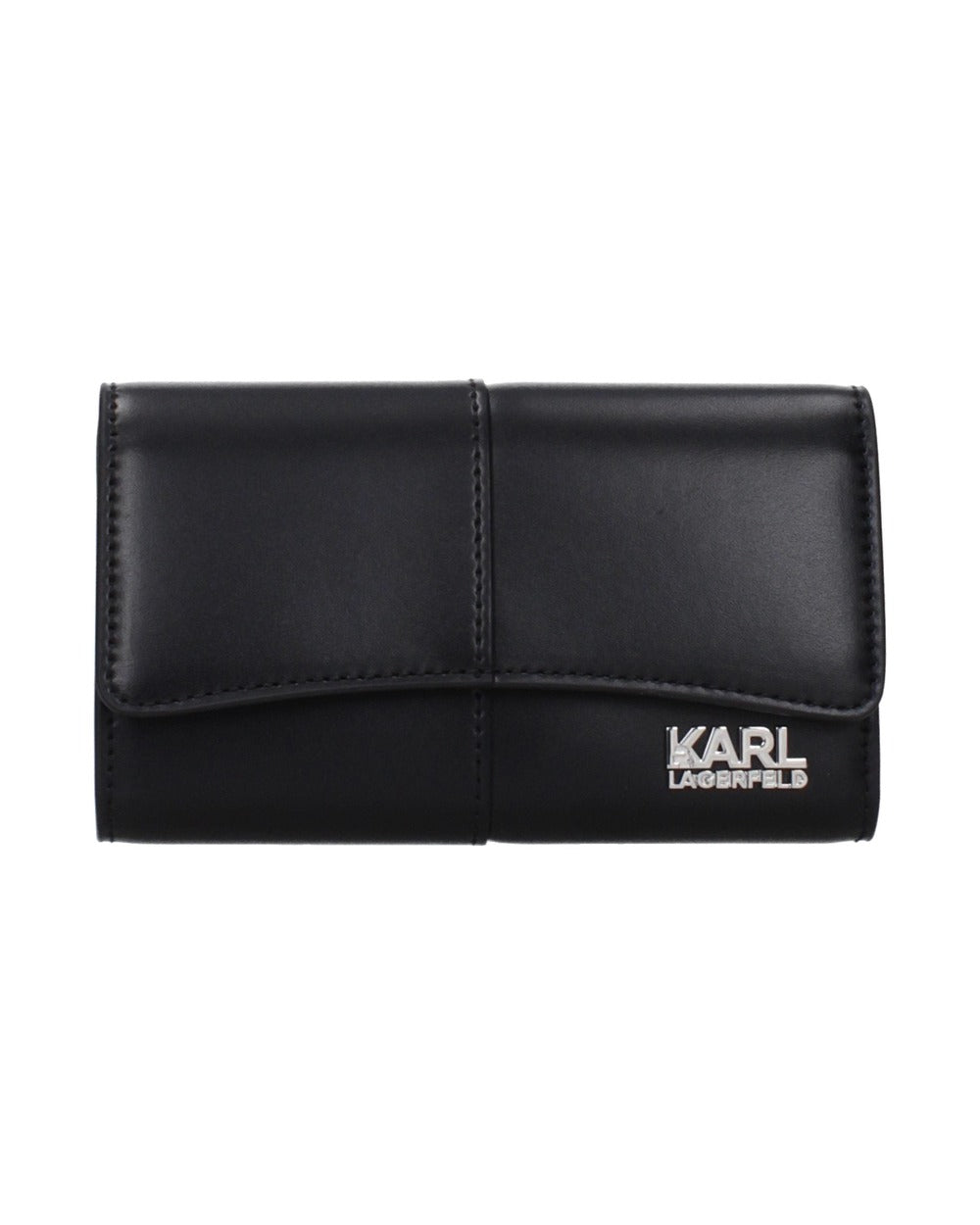 Karl Lagerfeld Black Polyethylene Wallet