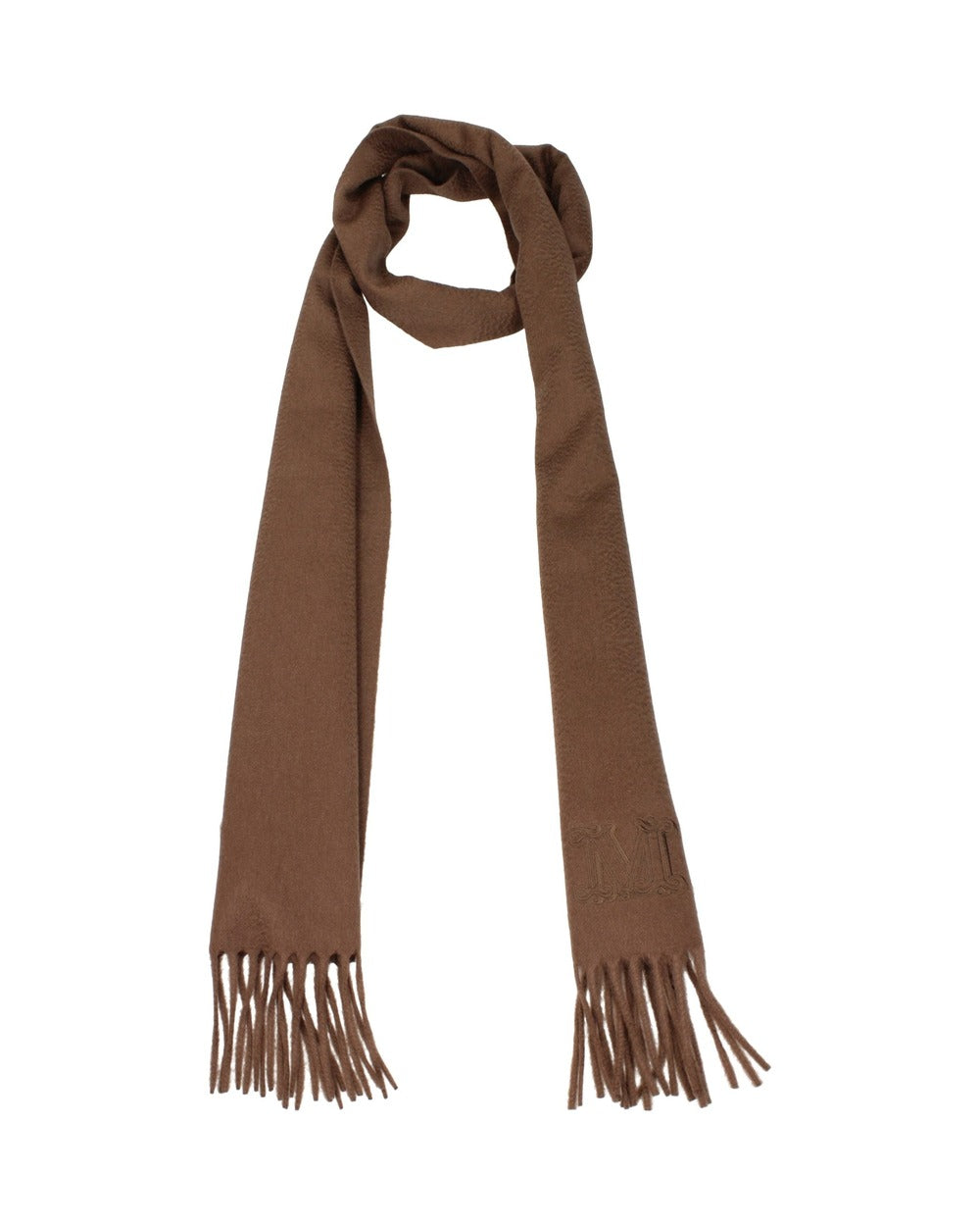 Max Mara Brown Cashmere Scarf