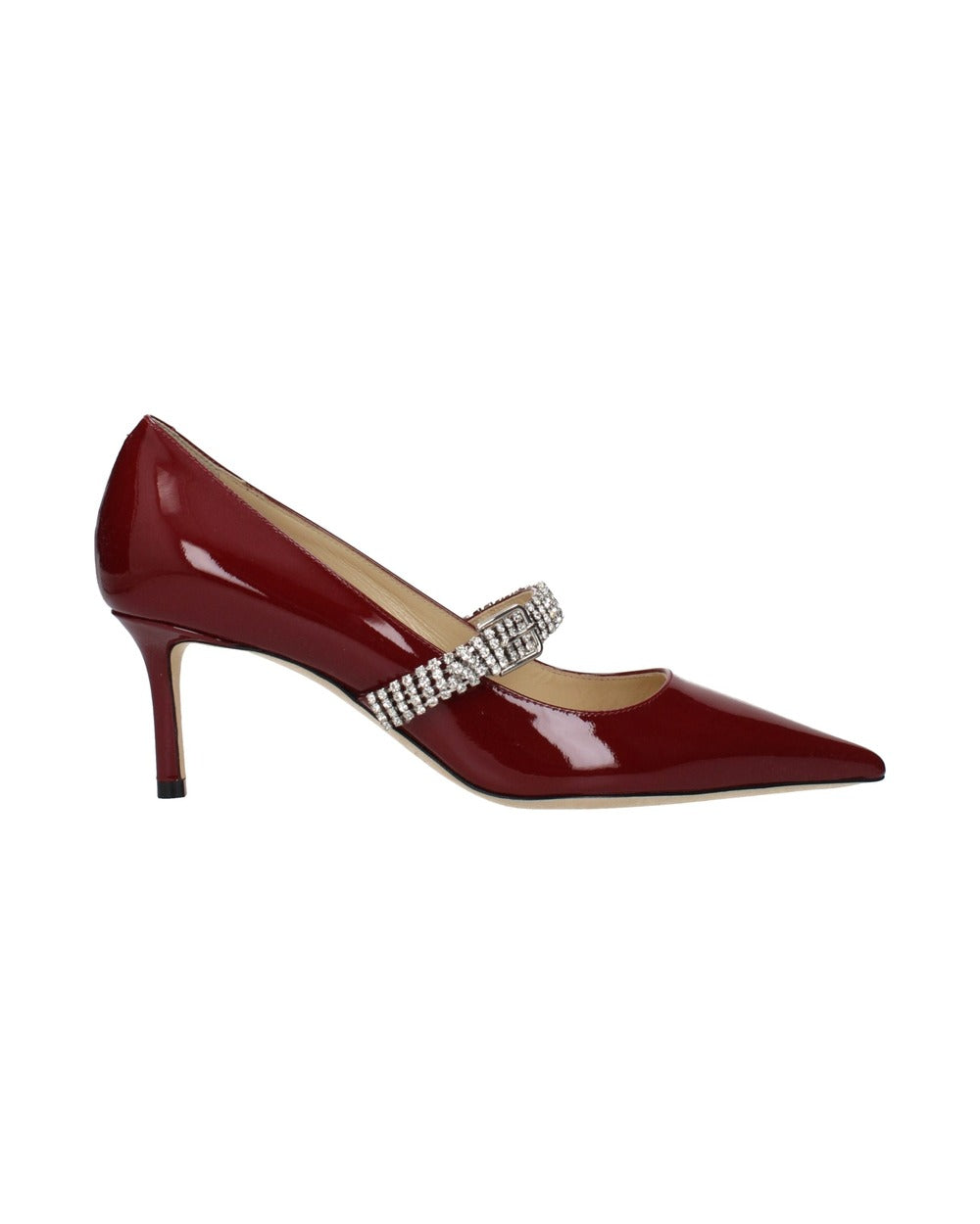 Jimmy Choo Red Leather High Heel Pumps
