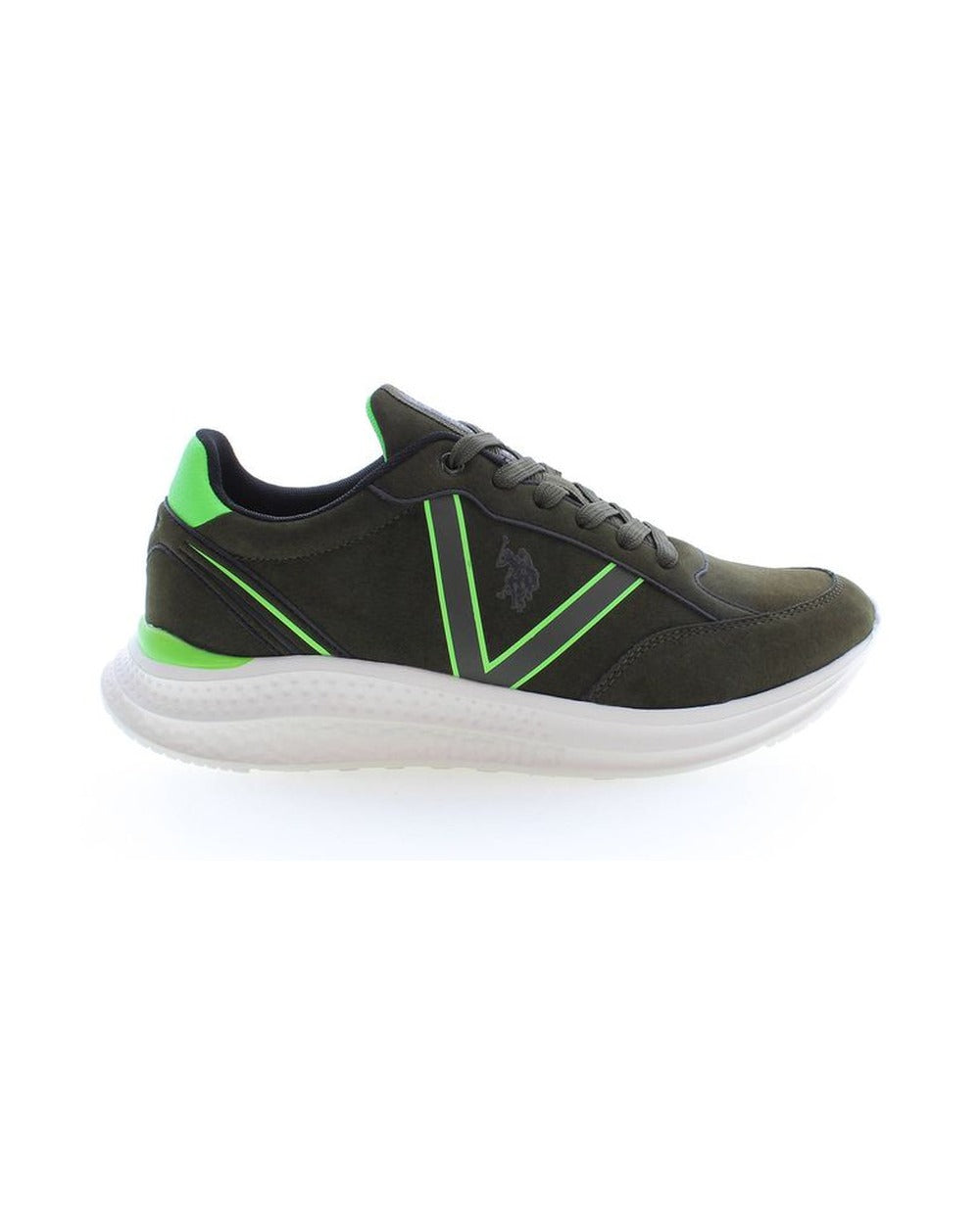 U.S. POLO ASSN. Green Polyester Men's Sneaker