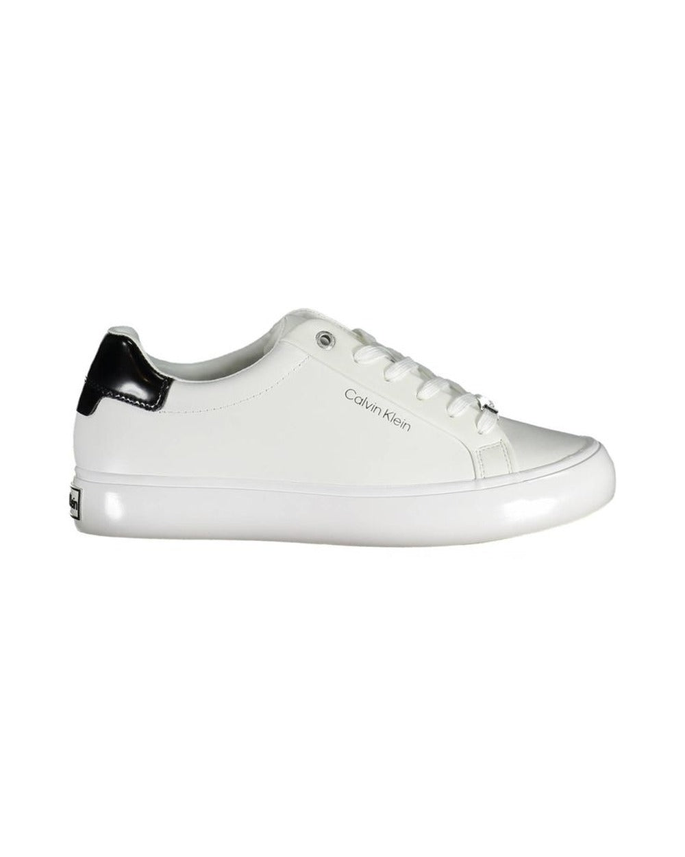 Calvin Klein Bianco Pelle Women Sneaker