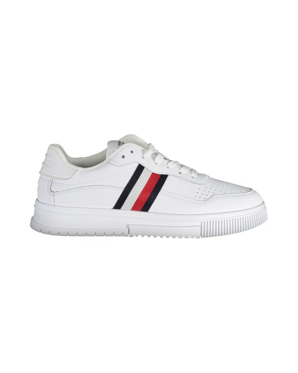 Tommy Hilfiger White Leather Men Sneaker