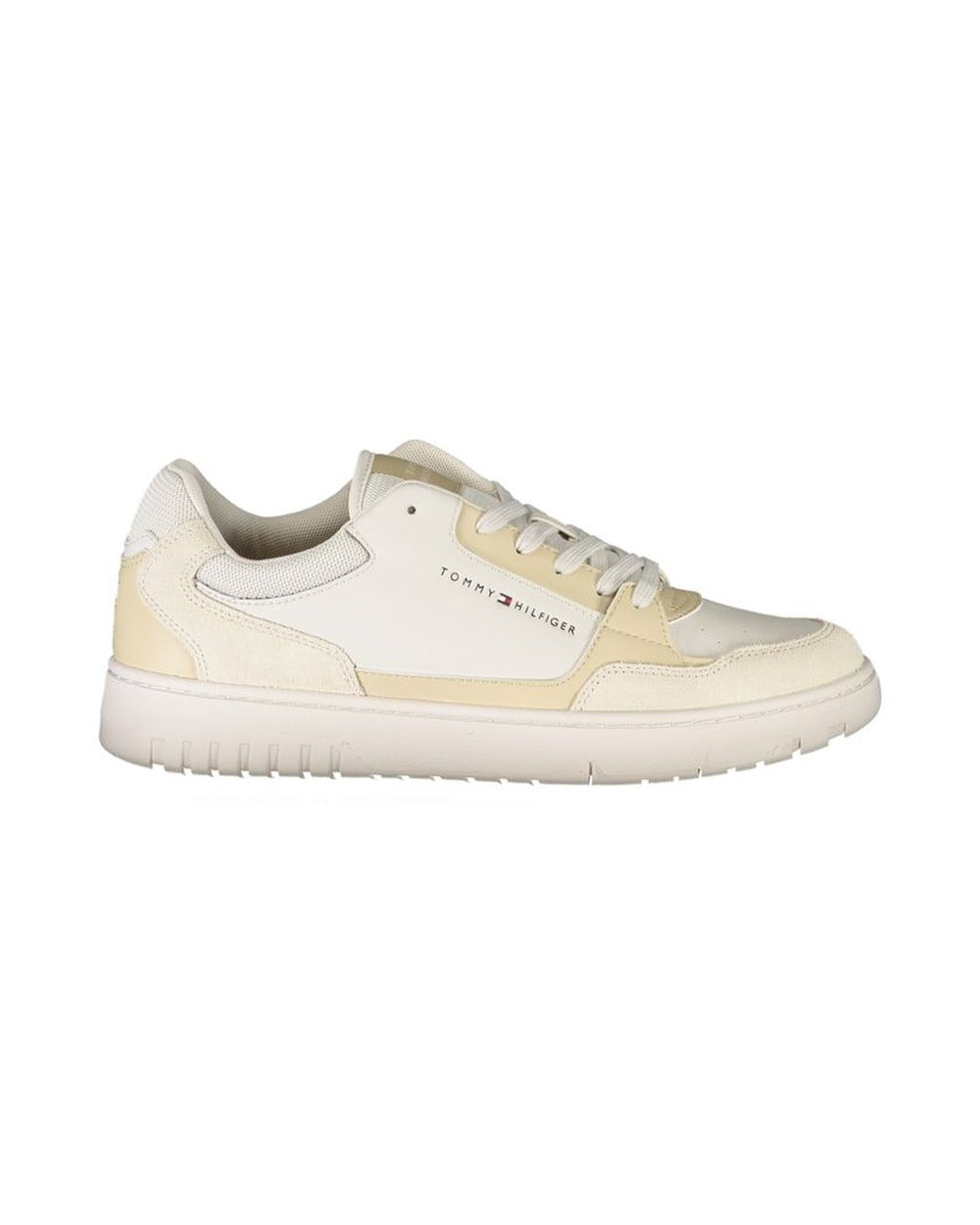 Tommy Hilfiger Beige Polyurethane Men Sneaker