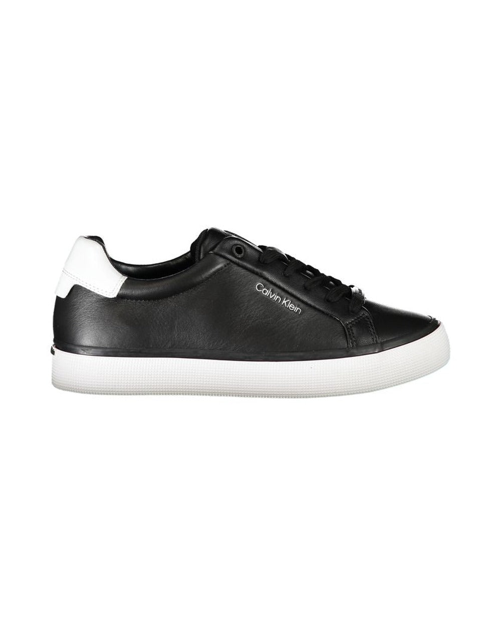 Calvin Klein Black Leather Women Sneaker