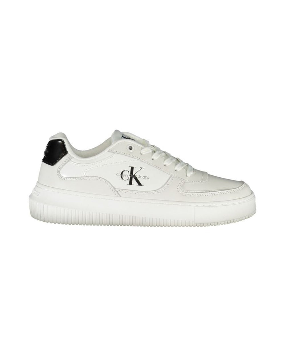 Calvin Klein White Leather Women Sneaker