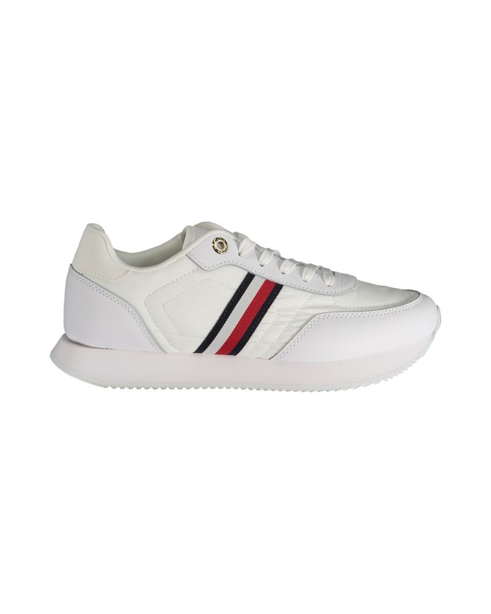Tommy Hilfiger White Leather Women Sneaker