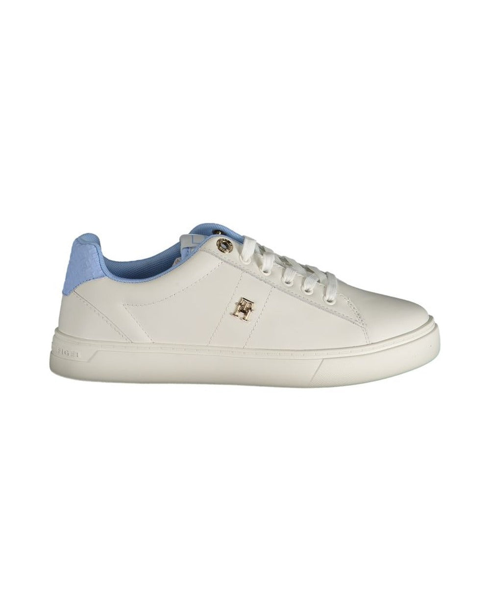 Tommy Hilfiger Azzurro Polyurethane Female Sneaker