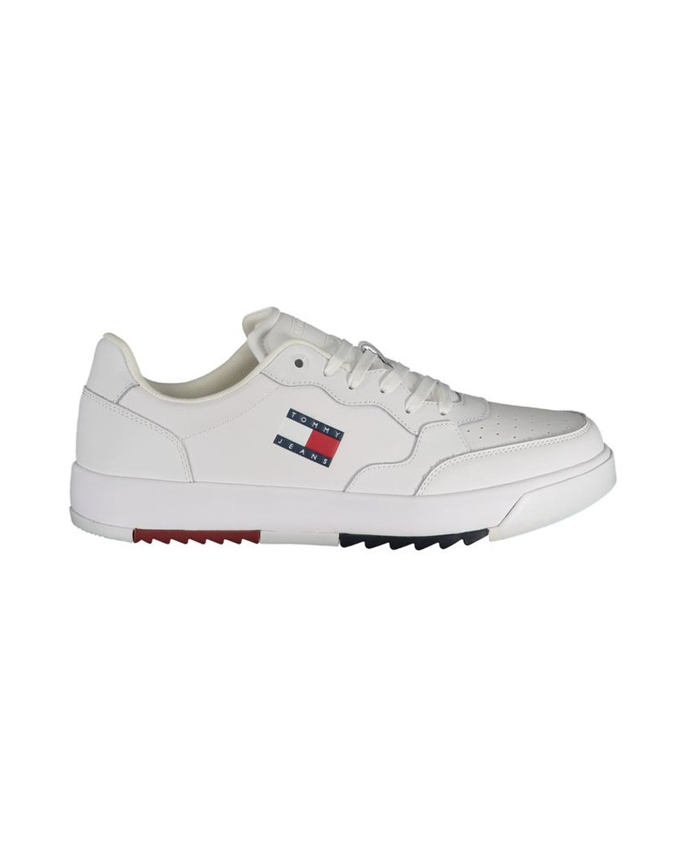 Tommy Hilfiger White Polyurethane Men's Sneaker