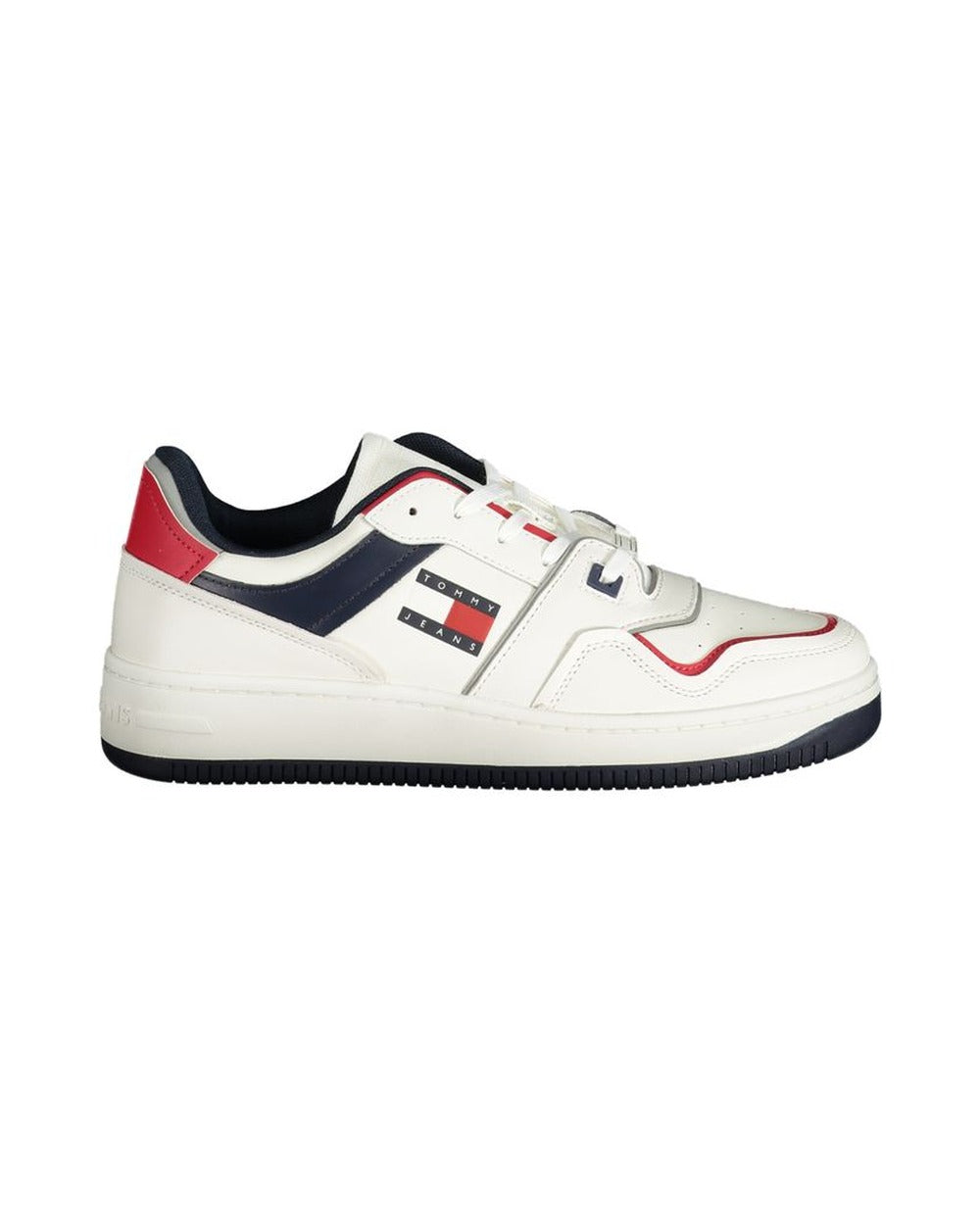 Tommy Hilfiger Bianco Polyurethane Men Sneaker
