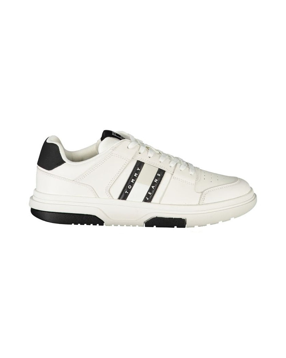 Tommy Hilfiger Bianco Polyurethane Men Sneaker