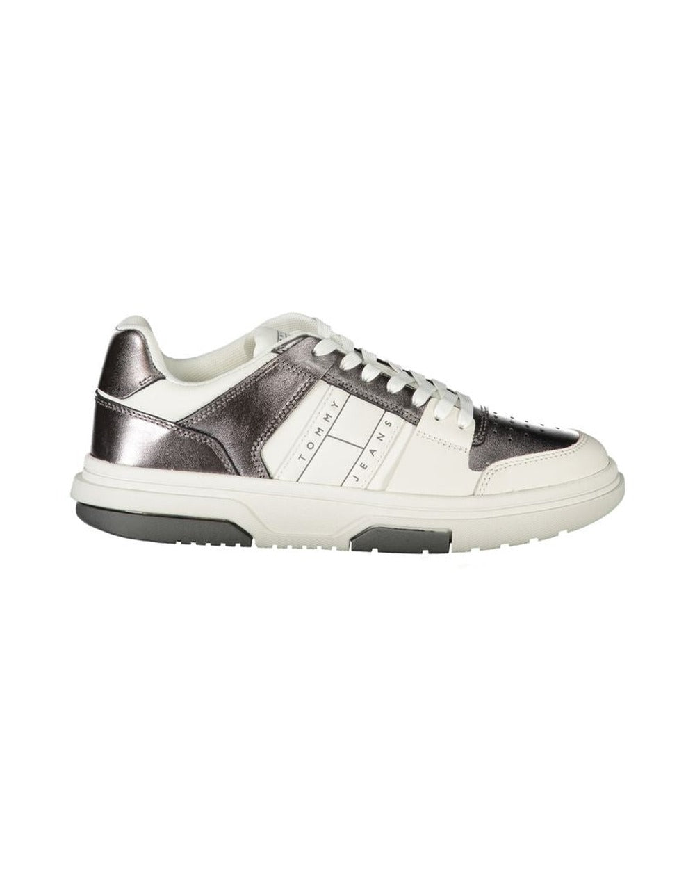 Tommy Hilfiger Bianco Polyurethane Women Sneaker