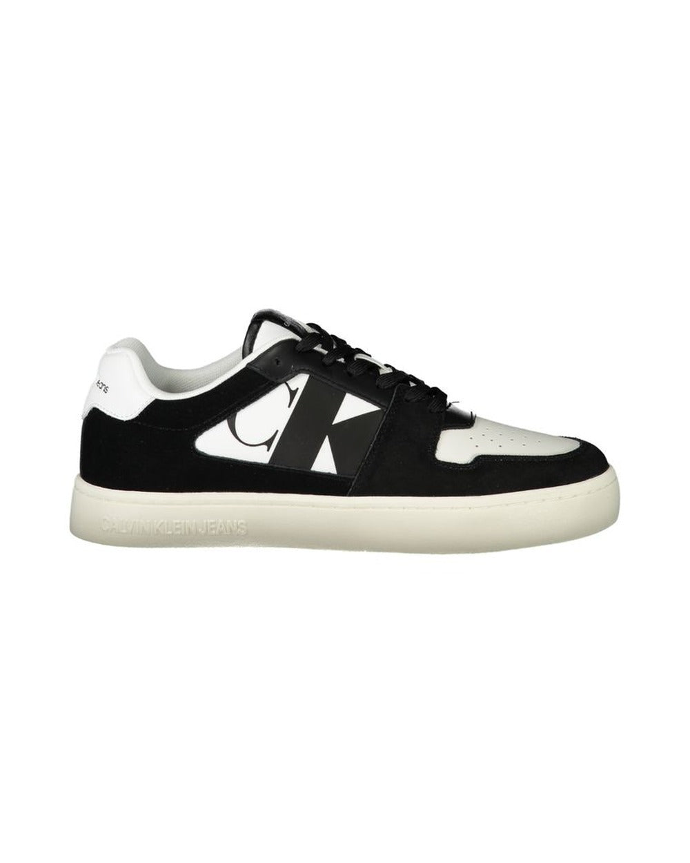 Calvin Klein White Polyester Men's Sneaker