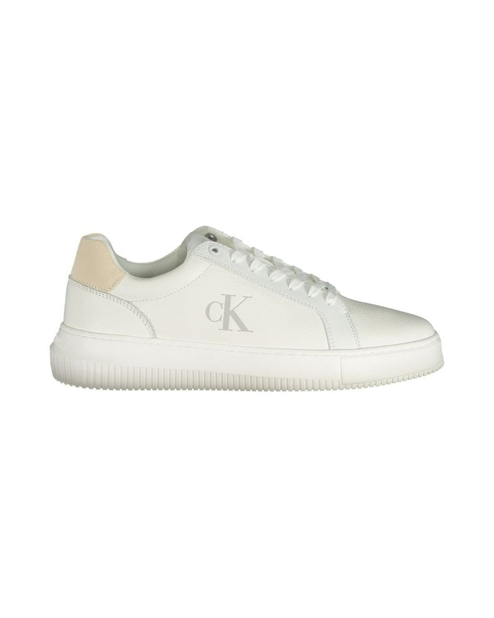 Calvin Klein White Polyurethane Men's Sneaker