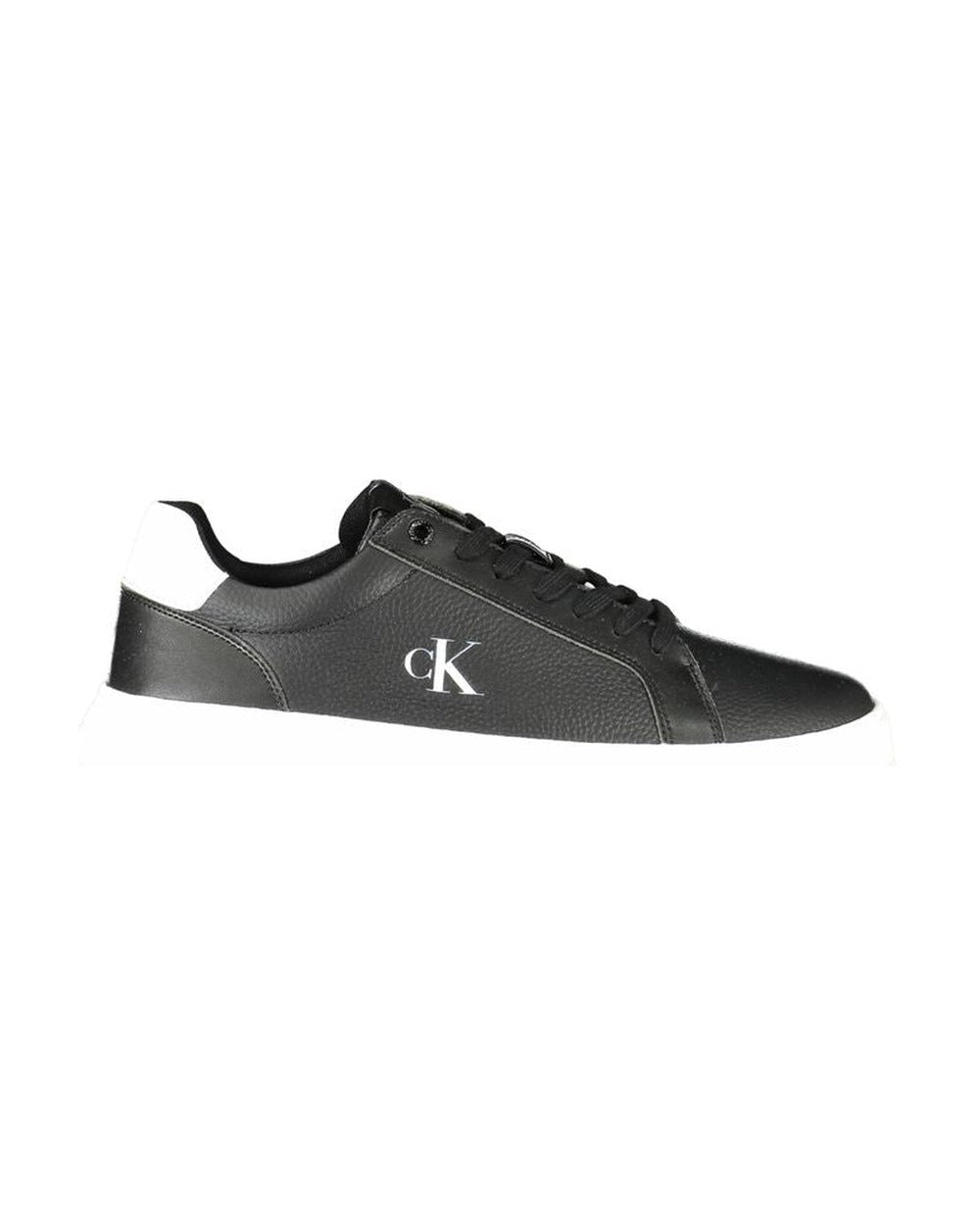 Calvin Klein Black Leather Men Sneaker