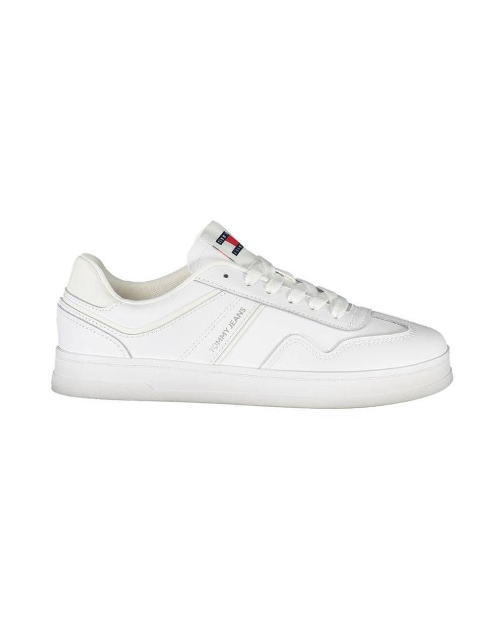 Tommy Hilfiger Bianco Polyurethane Women Sneaker