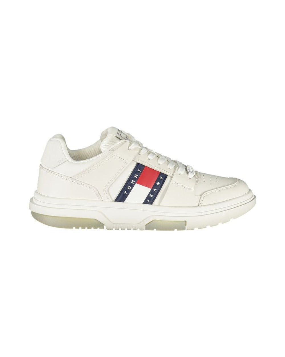 Tommy Hilfiger Bianco Polyurethane Women Sneaker
