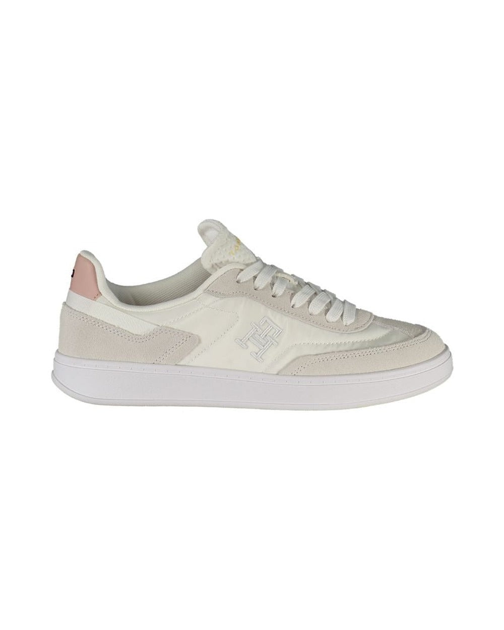 Tommy Hilfiger White Polyurethane Women Sneaker