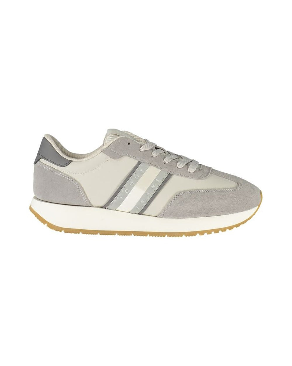 Tommy Hilfiger Grigio Polyurethane Men Sneaker