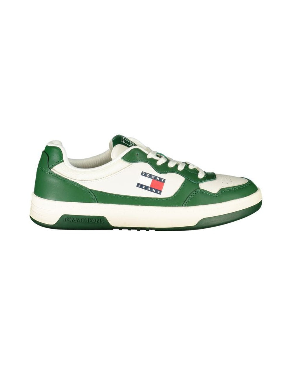 Tommy Hilfiger White Polyurethane Men Sneaker
