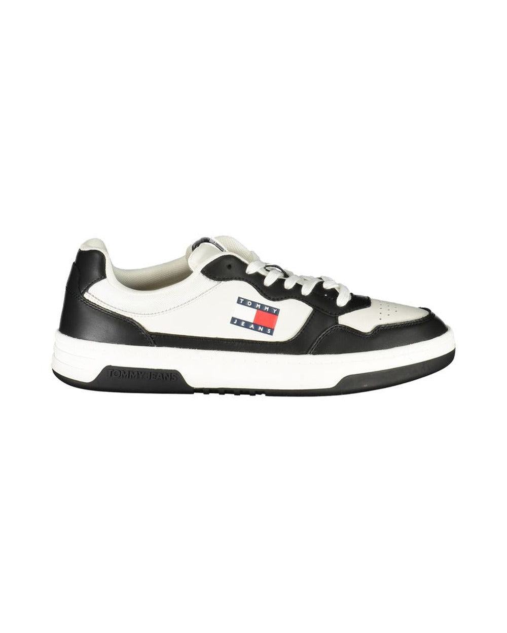 Tommy Hilfiger Black Polyurethane Men Sneaker