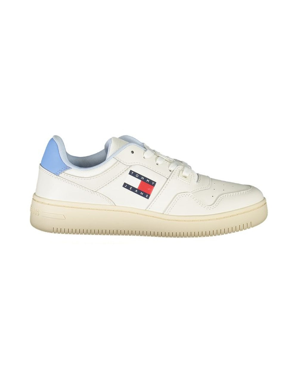 Tommy Hilfiger White Polyurethane Women Sneaker