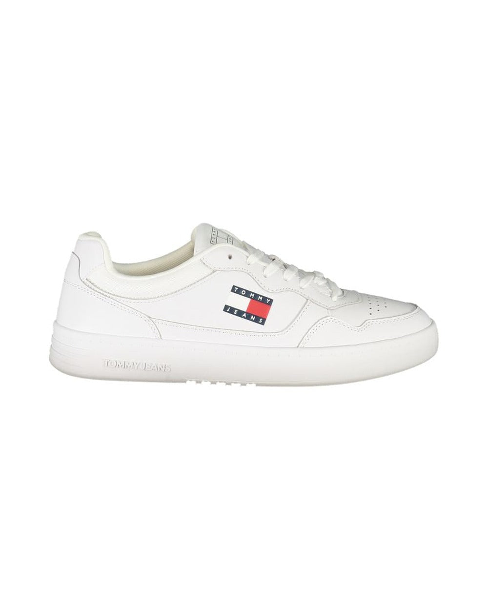 Tommy Hilfiger Bianco Polyurethane Men's Sneaker