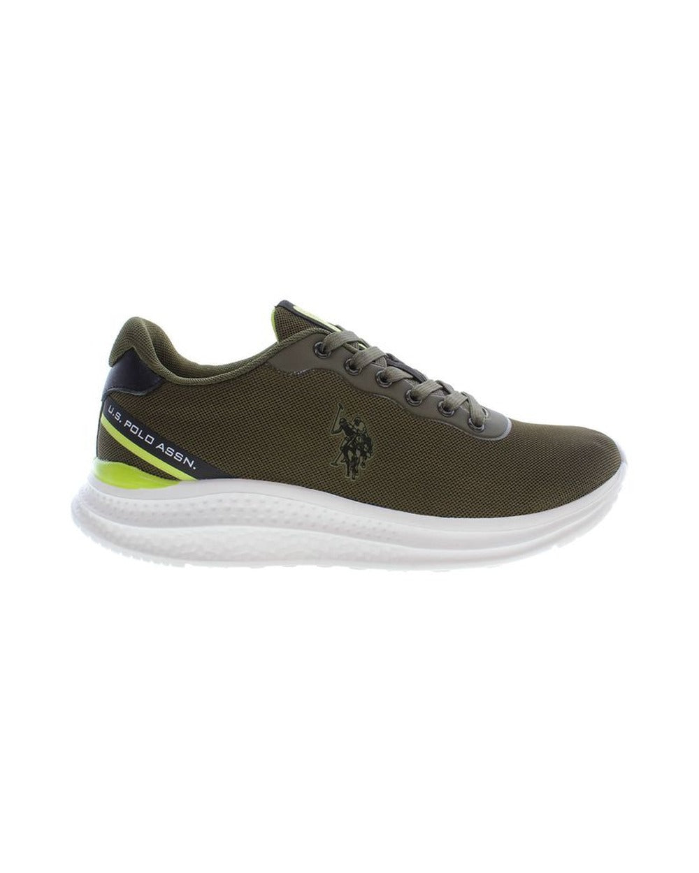 U.S. POLO ASSN. Green Polyester Men's Sneaker