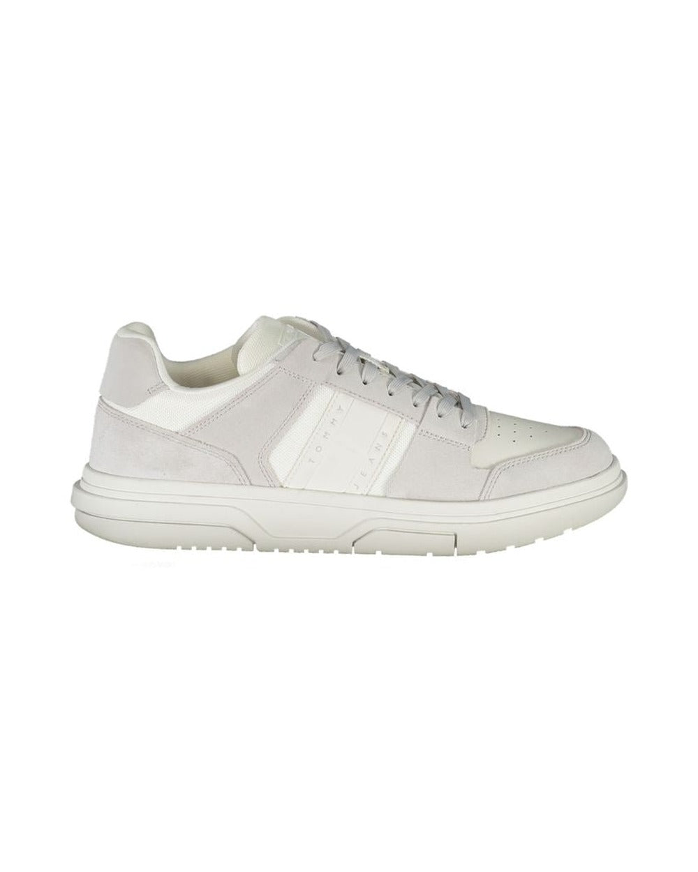 Tommy Hilfiger White Polyurethane Men Sneaker