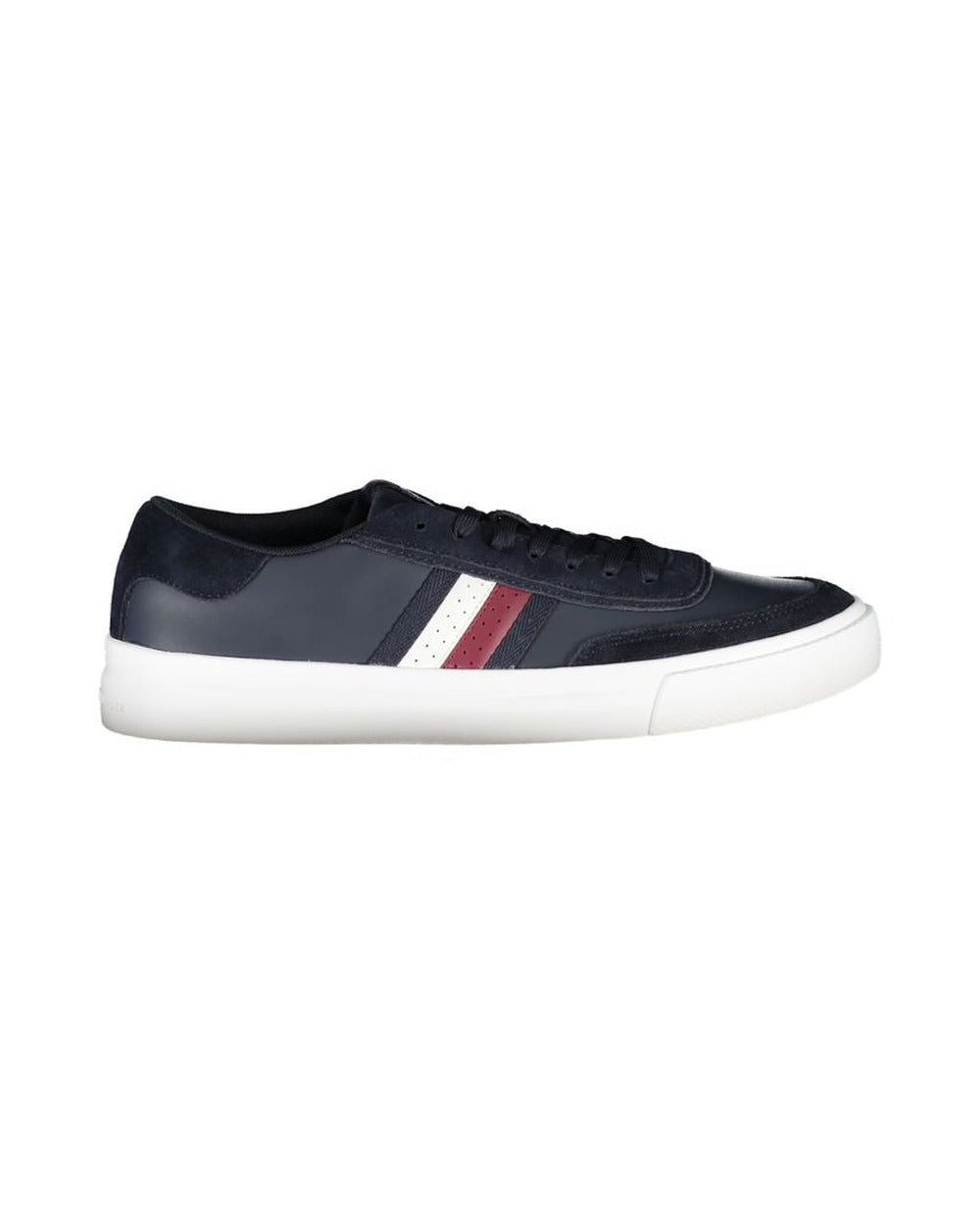 Tommy Hilfiger Blue Leather Men Sneaker