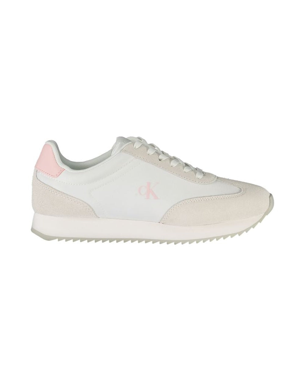 Calvin Klein Bianco Leather Woman Sneaker