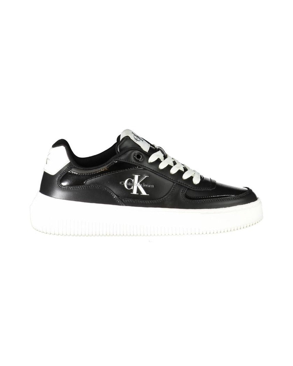 Calvin Klein Black Polyurethane Women Sneaker