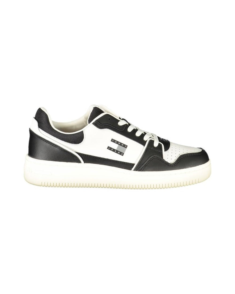 Tommy Hilfiger Black Polyurethane Men Sneaker