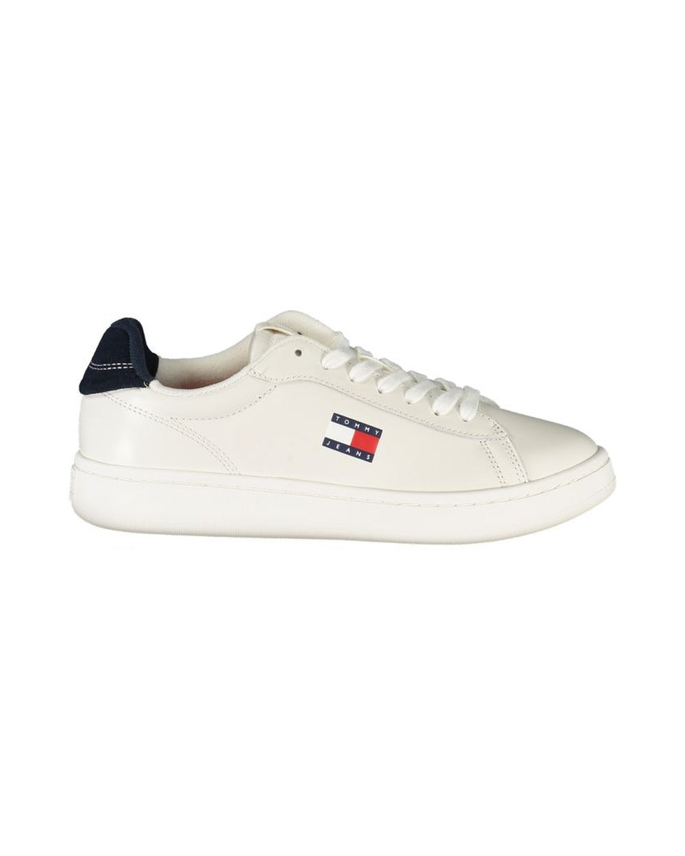 Tommy Hilfiger Bianco Polyurethane Women Sneaker