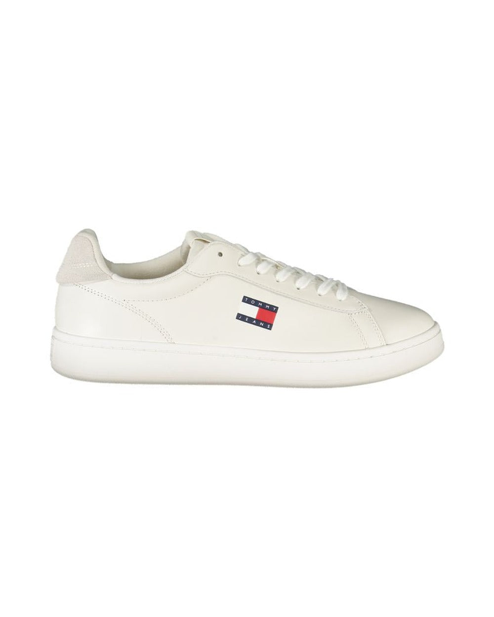 Tommy Hilfiger Bianco Polyurethane Men Sneaker