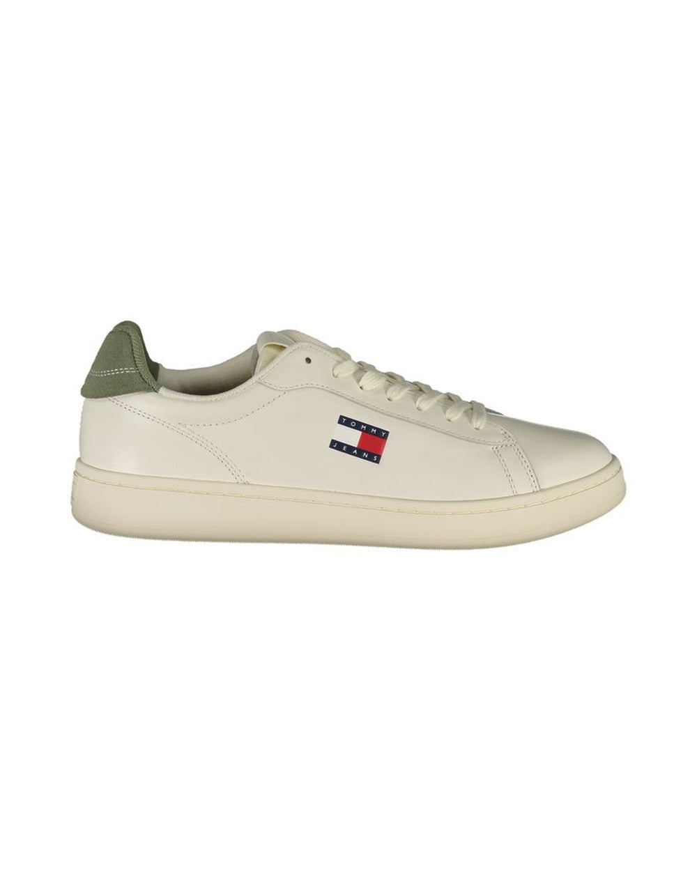 Tommy Hilfiger Bianco Polyurethane Men Sneaker