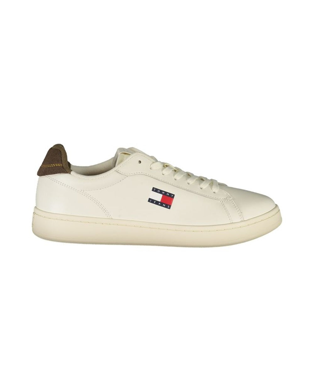 Tommy Hilfiger Bianco Polyurethane Men Sneaker
