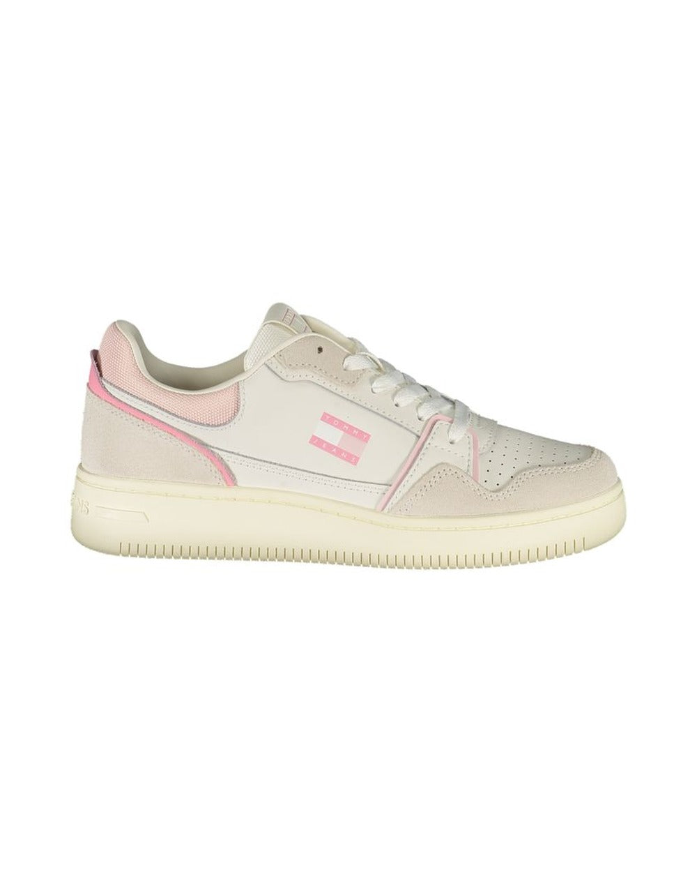 Tommy Hilfiger White Polyurethane Women Sneaker