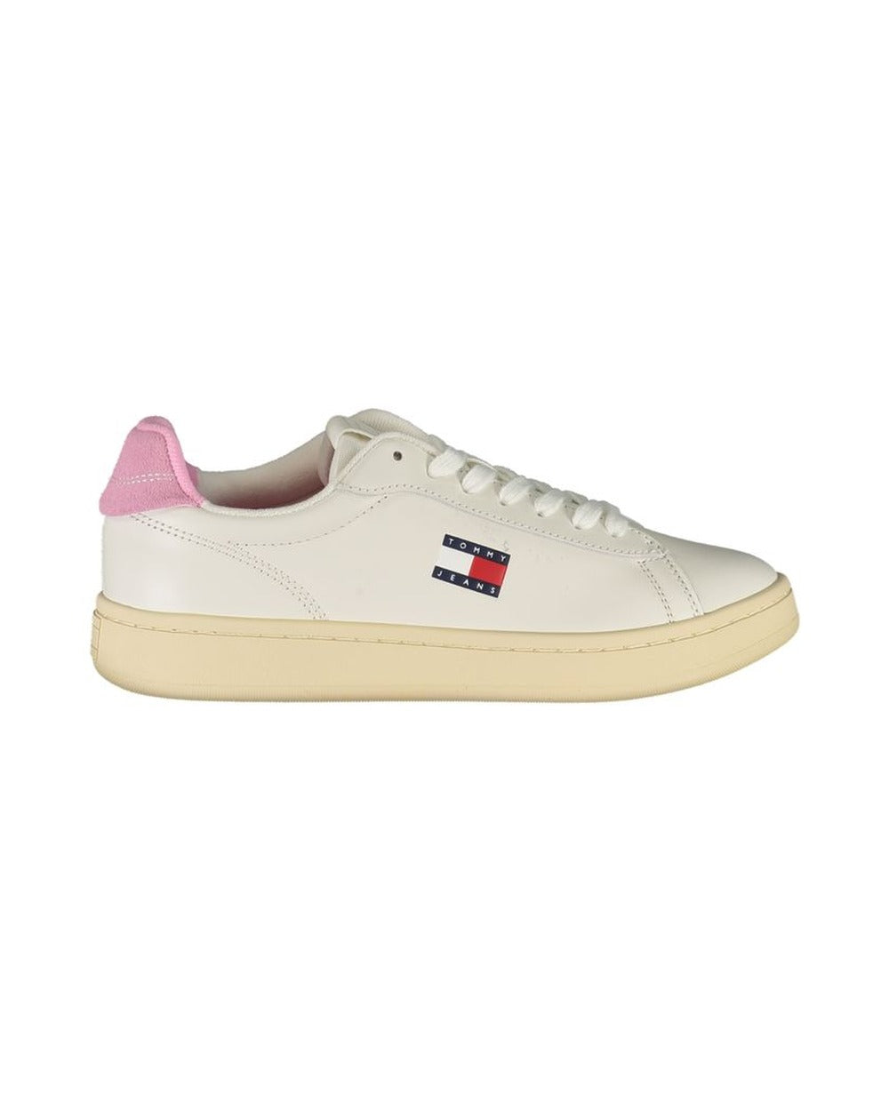 Tommy Hilfiger Bianco Polyurethane Women Sneaker