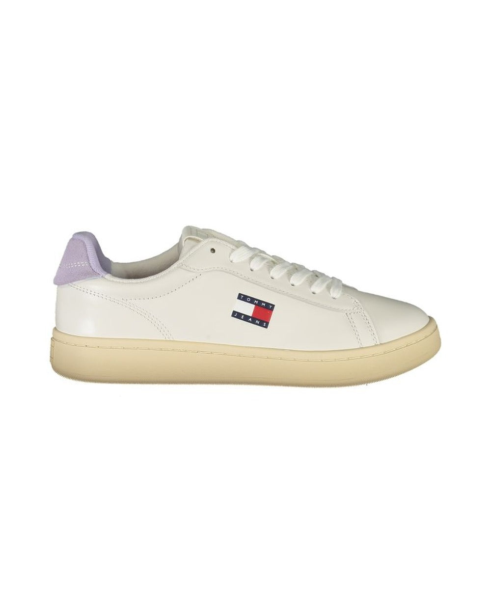 Tommy Hilfiger White Polyurethane Women Sneaker