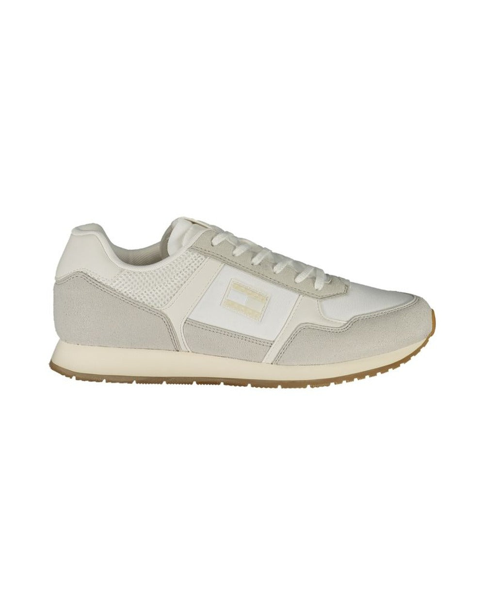 Tommy Hilfiger Bianco Polyurethane Men Sneaker
