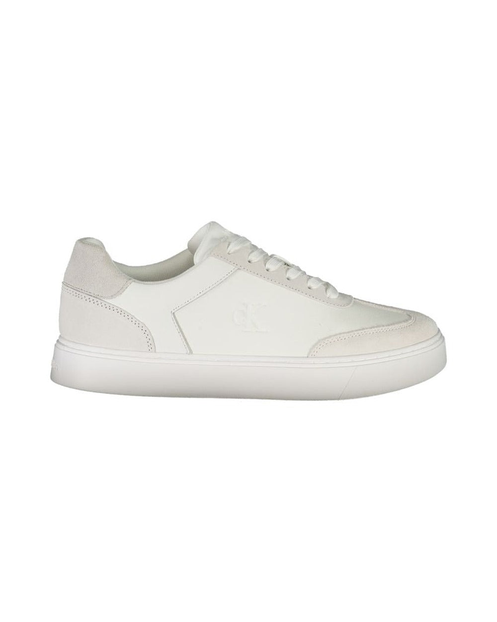 Calvin Klein White Polyurethane Men Sneaker