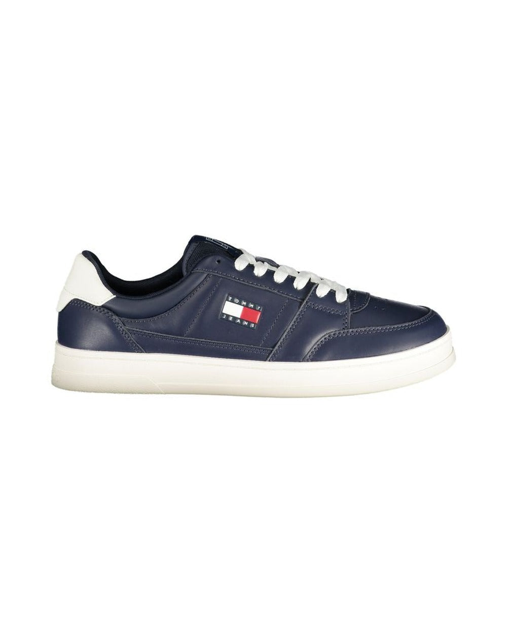 Tommy Hilfiger Blue Leather Men Sneaker