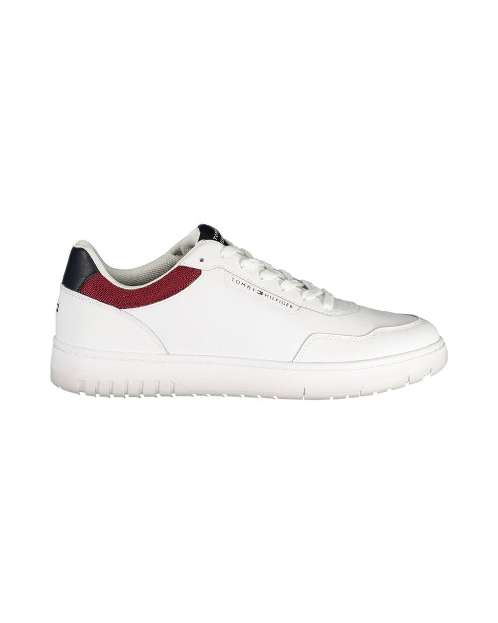 Tommy Hilfiger Bianco Polyurethane Men Sneaker