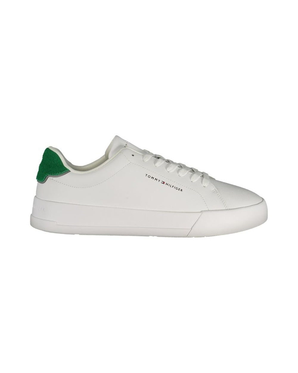 Tommy Hilfiger White Polyurethane Men Sneaker