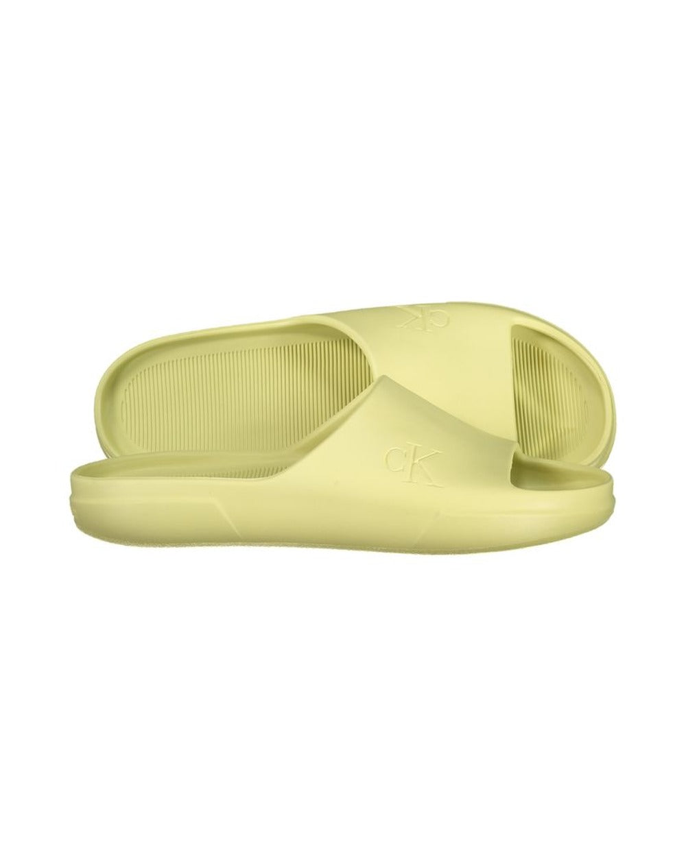 Calvin Klein Yellow Polyurethane Men Slipper
