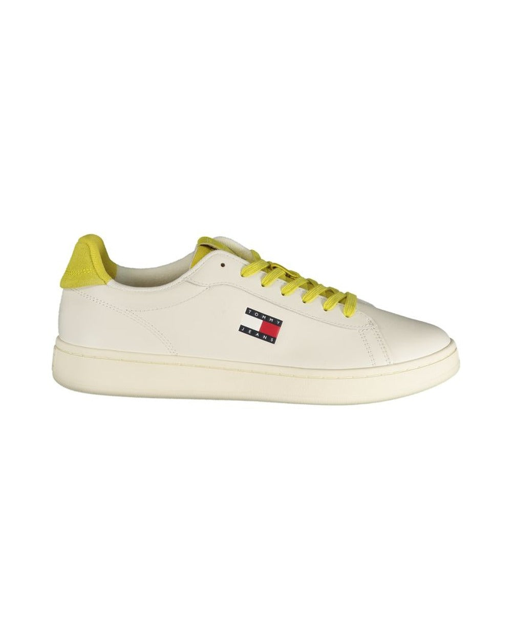Tommy Hilfiger Bianco Polyurethane Men Sneaker