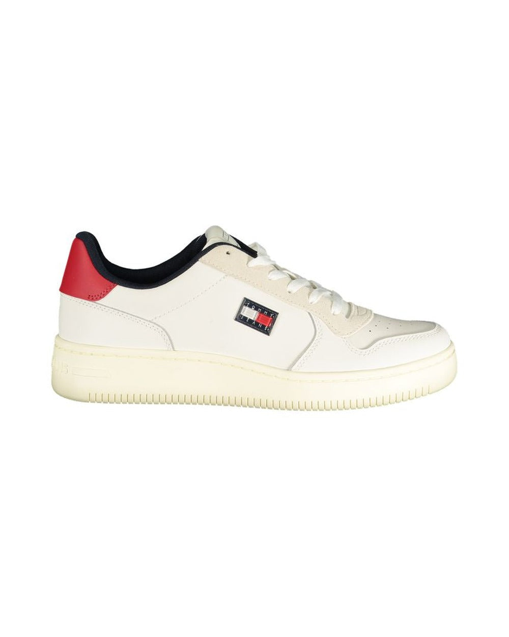 Tommy Hilfiger Bianco Polyurethane Men Sneaker