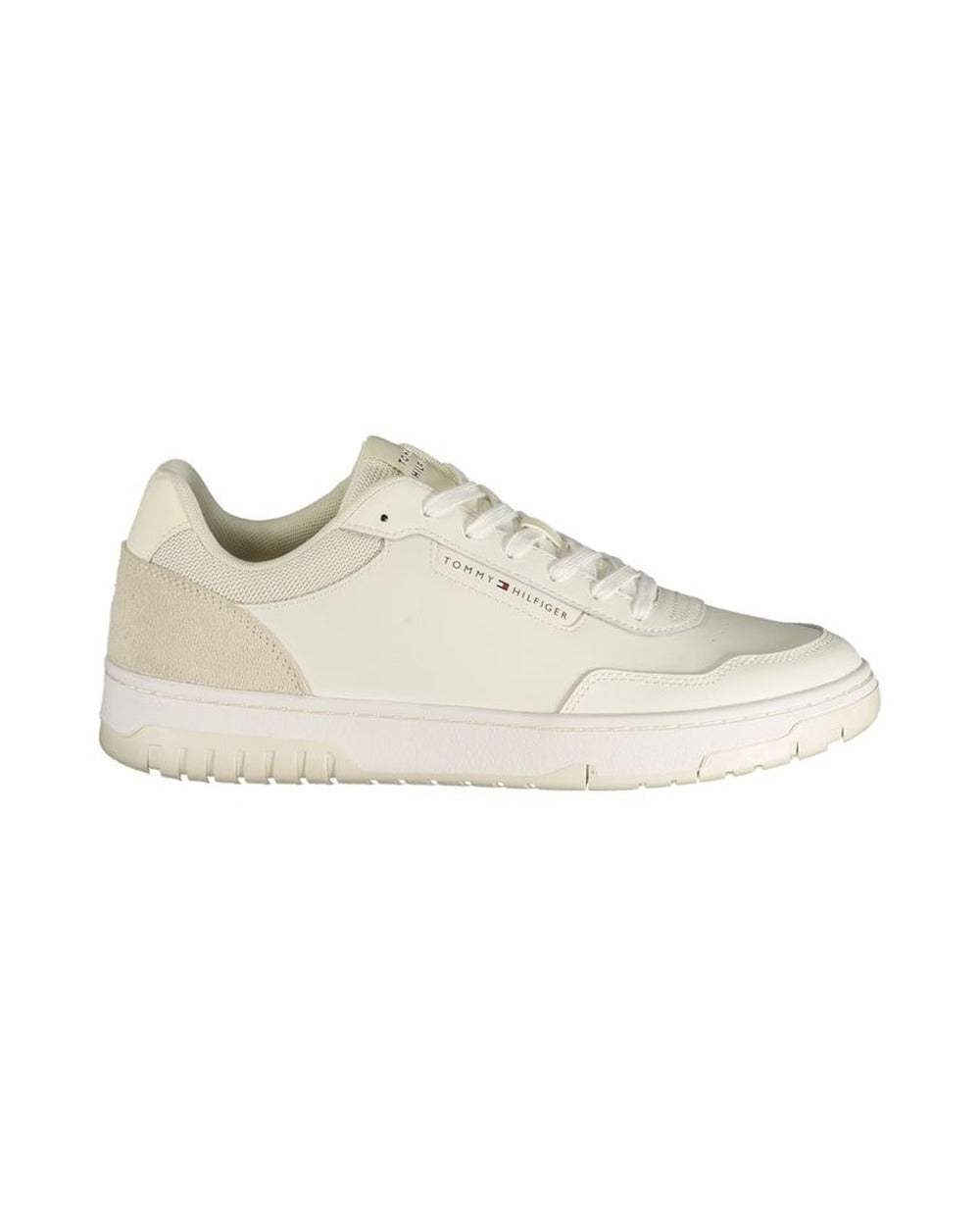 Tommy Hilfiger White Polyurethane Men's Sneaker