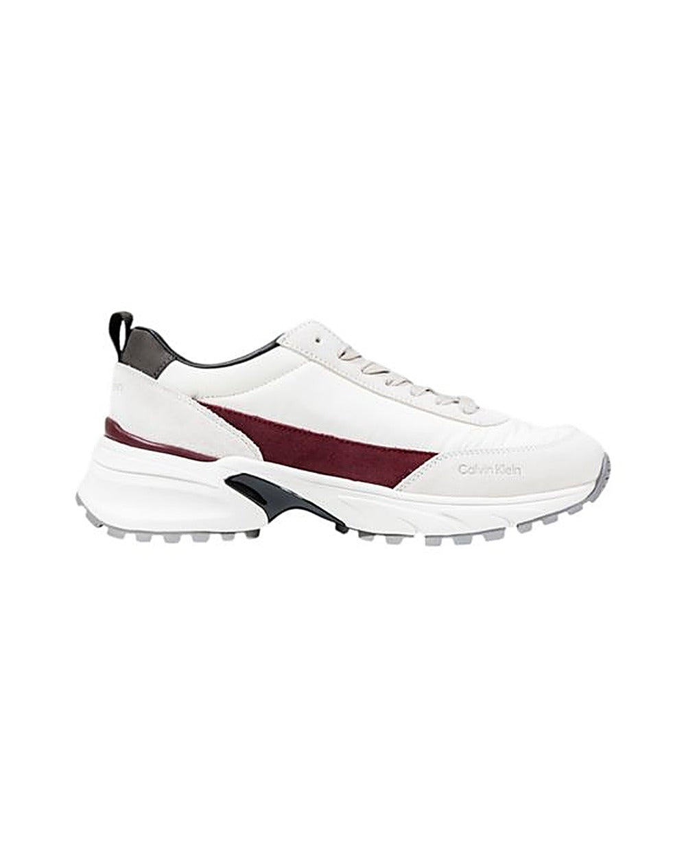 Calvin Klein Cream Suede Leather Chunky Sneakers